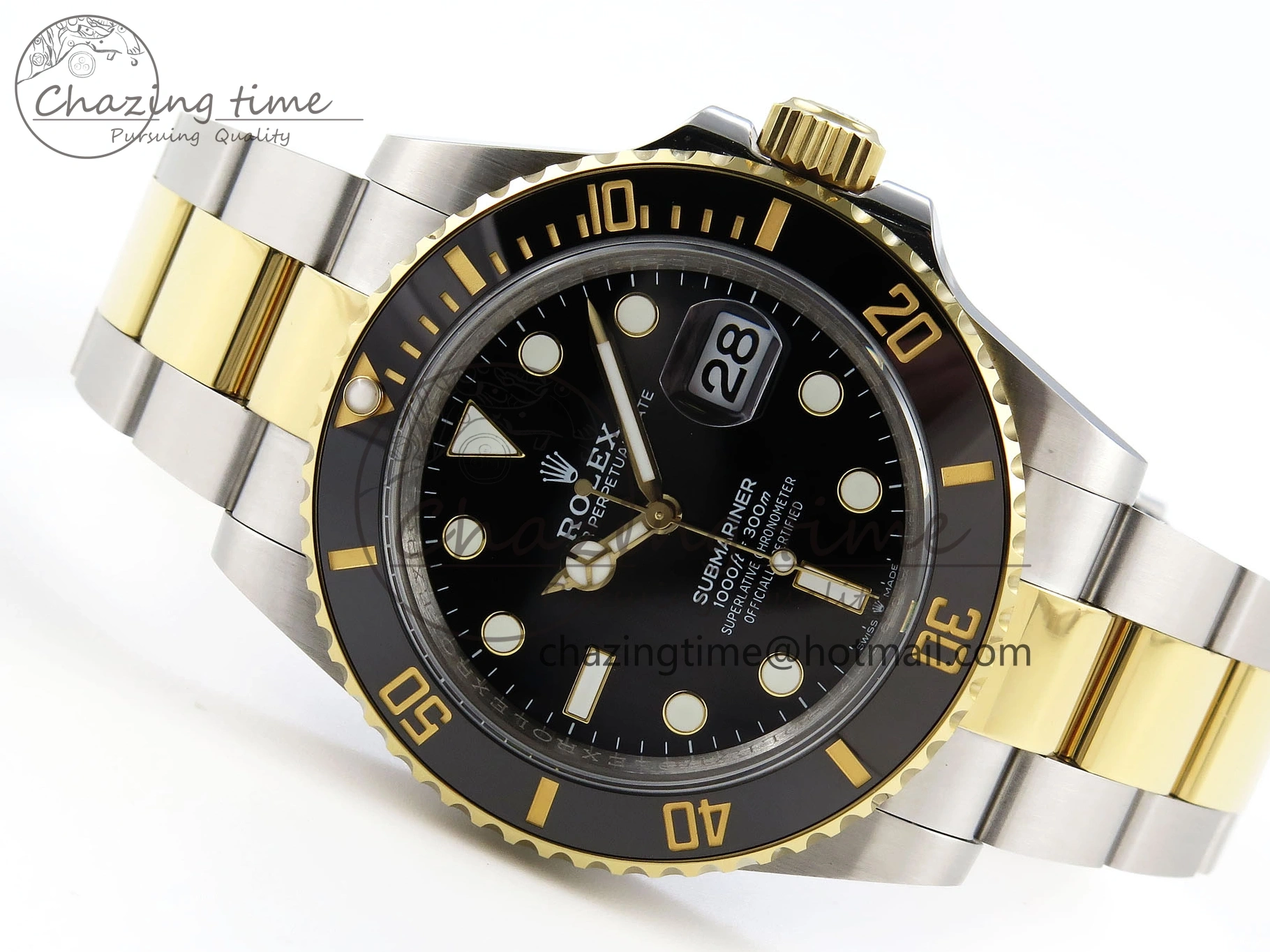 GMF EDITION LN BLACK 41MM STEEL VR3235 1:1 904L 126613 BEST SS SUBMARINER YG CERAMIC 0323